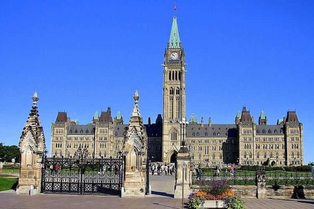 Ottawa’s Parliament Hill canada tourist visa